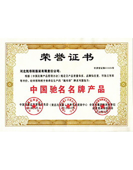 中国名牌产品